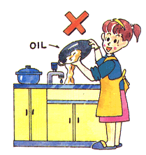 油を流さない