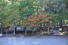 四尾連湖の紅葉