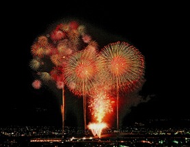 神明の花火