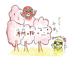 寺所の桜