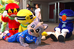 ヴァン君と市川三郷レンジャー