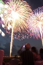 神明の花火大会