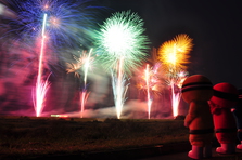 神明の花火大会