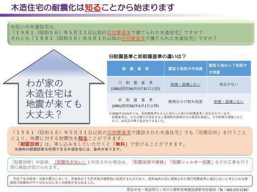 木造住宅の耐震化は知ることから始まります