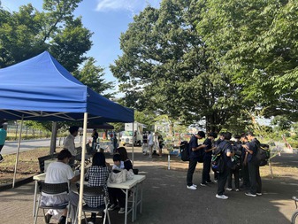ファミリー賞「収穫を楽しむ親子」