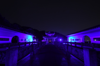 大門碑林公園「ブルーライトアップ」