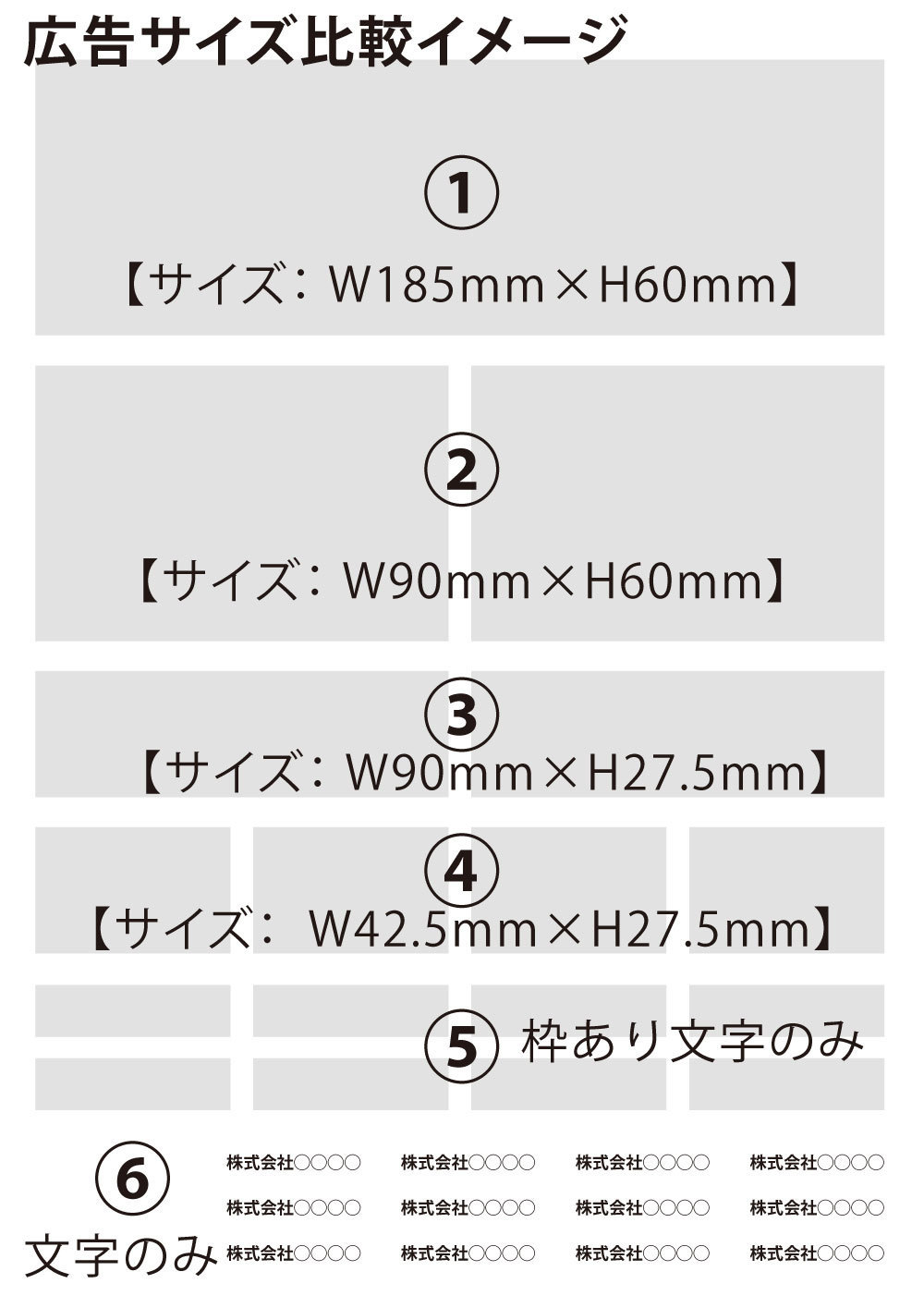 広告サイズイメージ